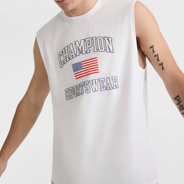 CLASSIC GRAPHIC MUSCLE TANK, USA SPORTSWEAR - Image 3