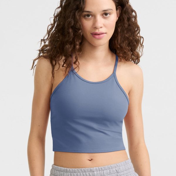 SOFT TOUCH LONGLINE CAMI, SHELF BRA, C LOGO