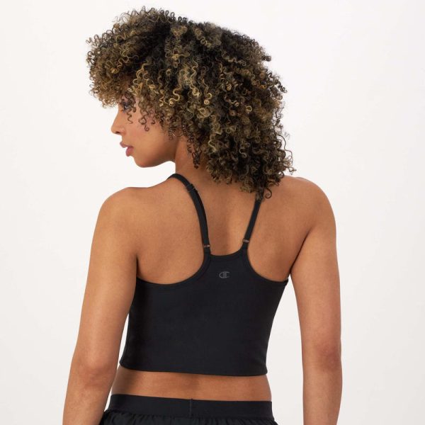 SOFT TOUCH LONGLINE CAMI, SHELF BRA, C LOGO - Image 3