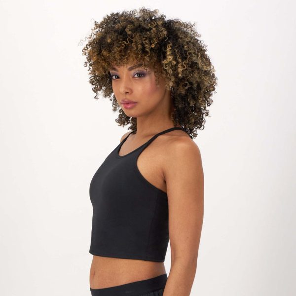 SOFT TOUCH LONGLINE CAMI, SHELF BRA, C LOGO - Image 2