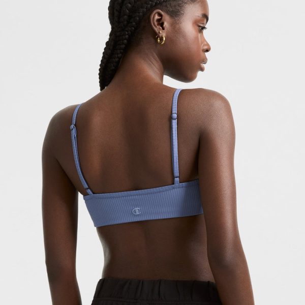 SOFT TOUCH RIBBED SPORTS BRA, C LOGO - Image 2