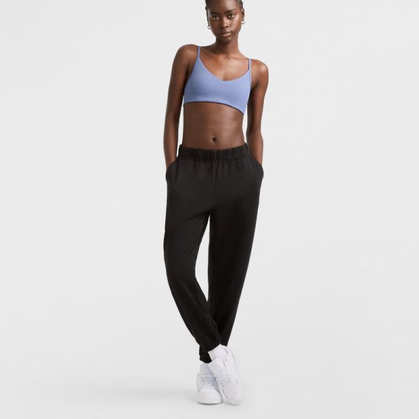 SOFT TOUCH RIBBED SPORTS BRA, C LOGO - Image 5