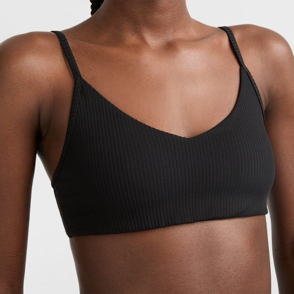 SOFT TOUCH RIBBED SPORTS BRA, C LOGO - Image 4