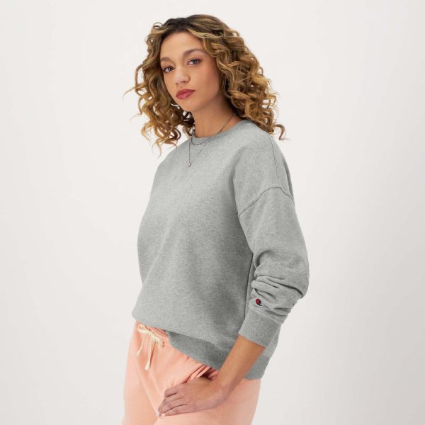 POWERBLEND CREWNECK SWEATSHIRT, EMBROIDERED SCRIPT LOGO - Image 2