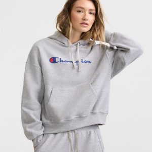 POWERBLEND HOODIE, SCRIPT LOGO