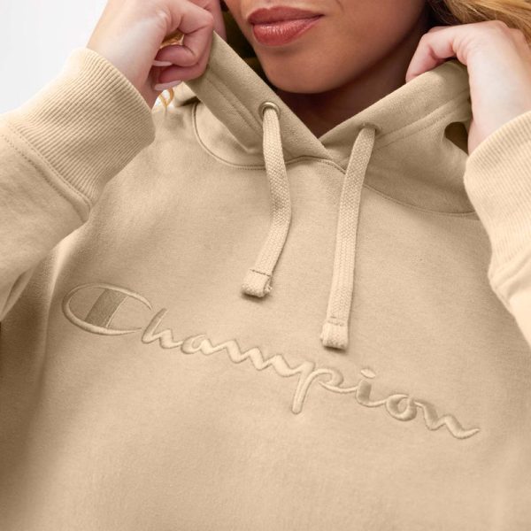 POWERBLEND HOODIE, RELAXED, FULL EMBROIDERED SCRIPT LOGO - Image 4