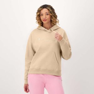 POWERBLEND HOODIE, RELAXED, FULL EMBROIDERED SCRIPT LOGO