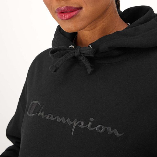 POWERBLEND HOODIE, RELAXED, FULL EMBROIDERED SCRIPT LOGO - Image 4