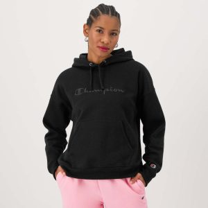 POWERBLEND HOODIE, RELAXED, FULL EMBROIDERED SCRIPT LOGO