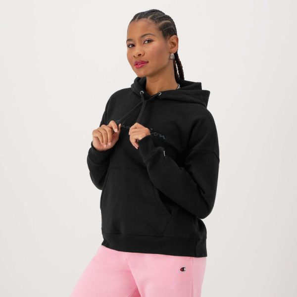POWERBLEND HOODIE, RELAXED, FULL EMBROIDERED SCRIPT LOGO - Image 2