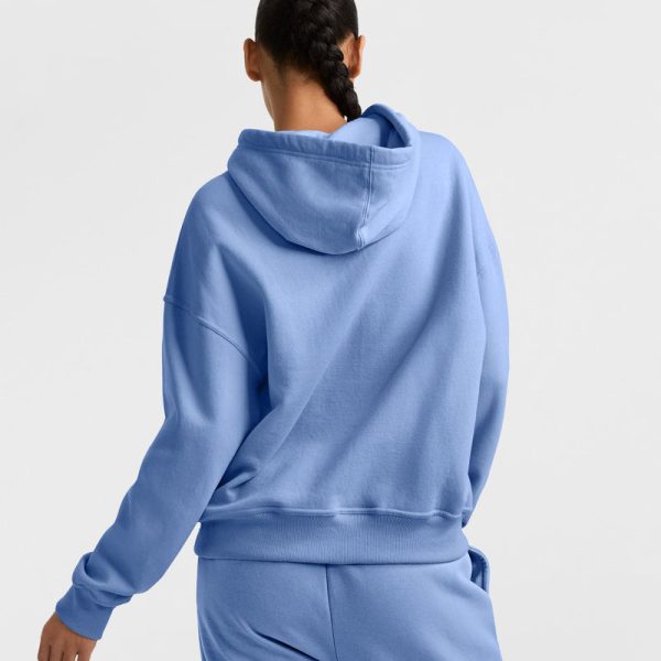 POWERBLEND HOODIE, RELAXED, FULL EMBROIDERED SCRIPT LOGO - Image 2