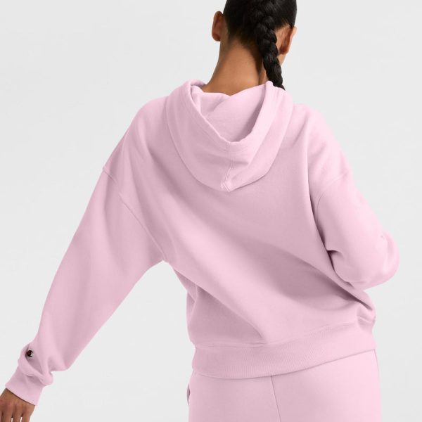 POWERBLEND HOODIE, RELAXED, FULL EMBROIDERED SCRIPT LOGO - Image 2