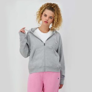 POWERBLEND ZIP-UP HOODIE, C LOGO