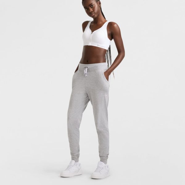 MOTION CONTROL ZIP SPORTS BRA, WIREFREE, SCRIPT LOGO - Image 5