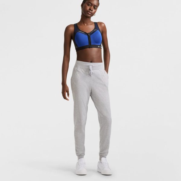 MOTION CONTROL ZIP SPORTS BRA, WIREFREE, SCRIPT LOGO - Image 5
