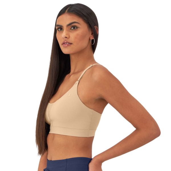 SOFT TOUCH SPORTS BRA, TONAL C LOGO - Image 2