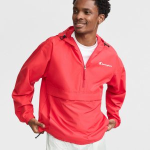 STADIUM PACKABLE JACKET, SCRIPT LOGO
